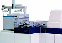 Waters AutoSpec Premier double-focusing, magnetic sector mass spectrometer.